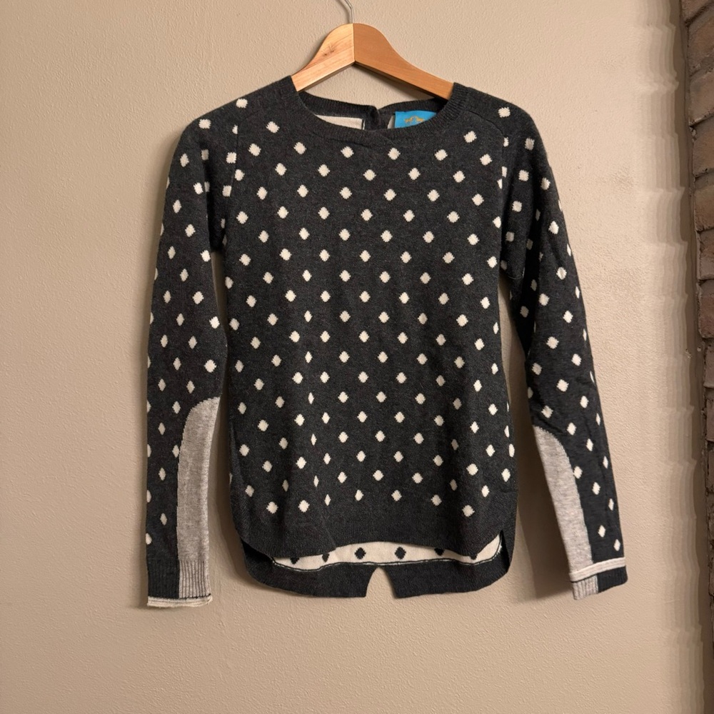 ISLE FIELD‎ Cashmere Polka Dot Sweater
